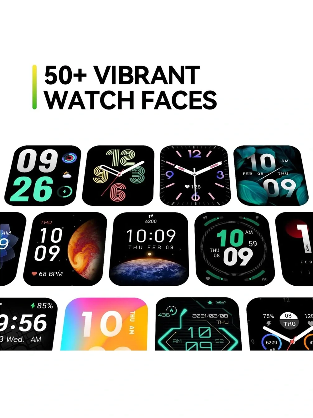 Amazfit Bip 3 Pro Black Smart Watch with Silicone Band